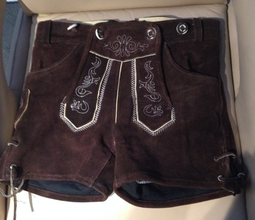 Kurze damen ledertrachtenhose - kurze,
