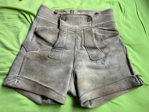 Blonde hirschlederhose - blonde,