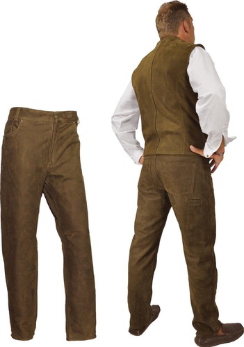 Pocket lederjeans lederhose - 5,